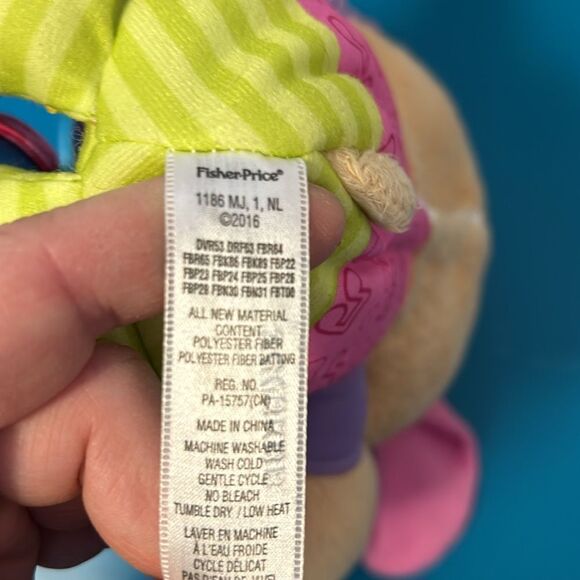 Fisher-Price 2016 Laugh & Learn to Dress Sis Puppy Plush Toy 11.5" Tall - Picture 3 of 3